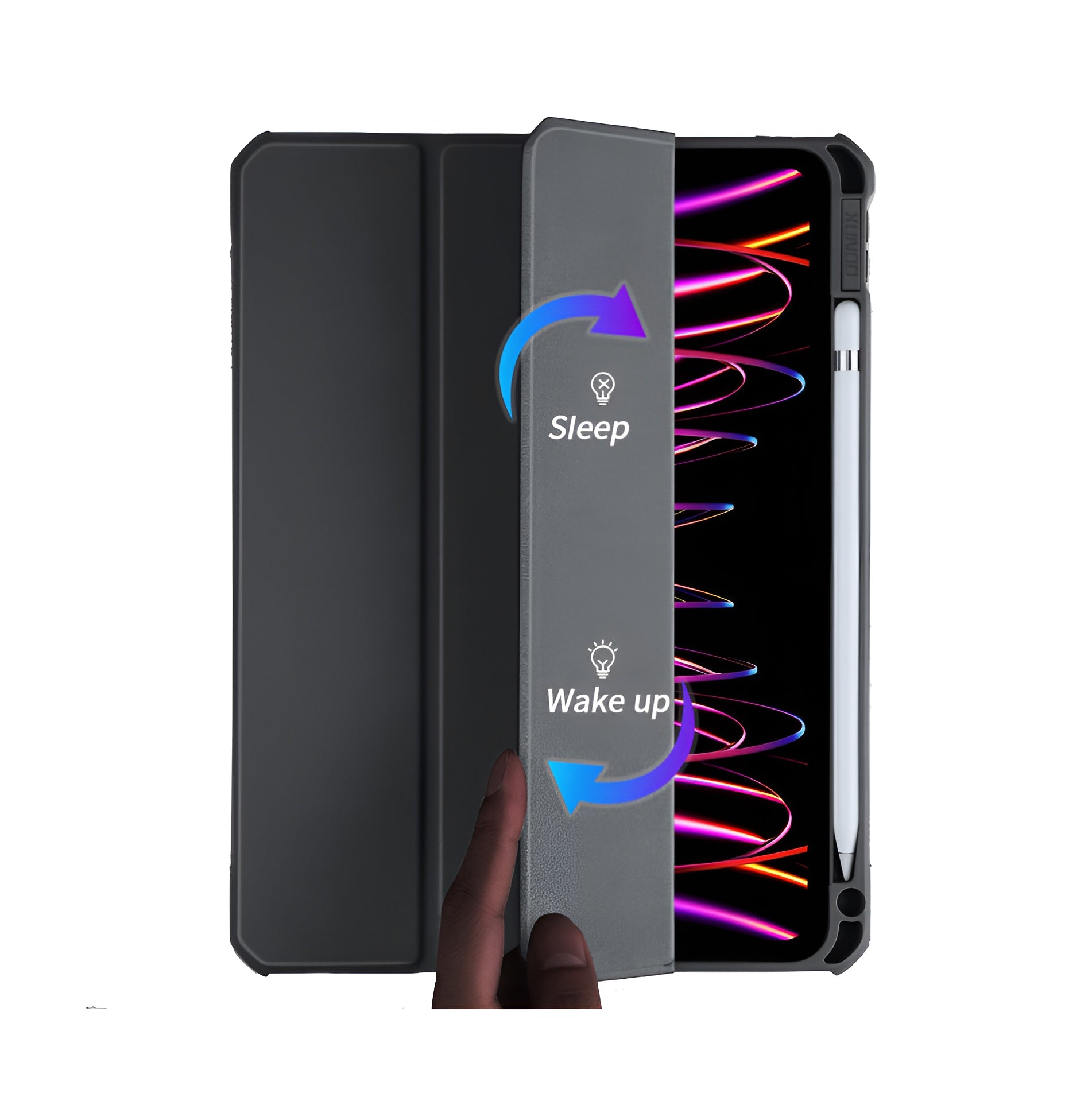 Case XUNDD Transparent avec Stand pour iPad 10/11 (A16)