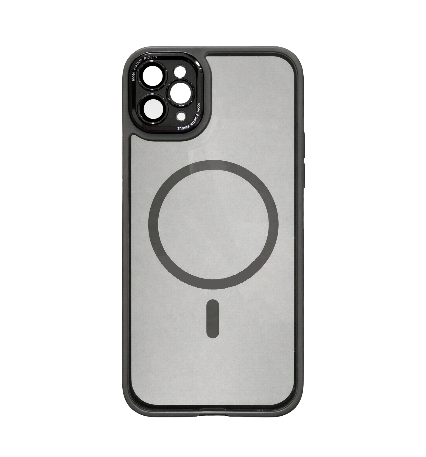 Case tansparent fumé avec MagSafe et protège caméra pour iPhone 11, 11 Pro Max