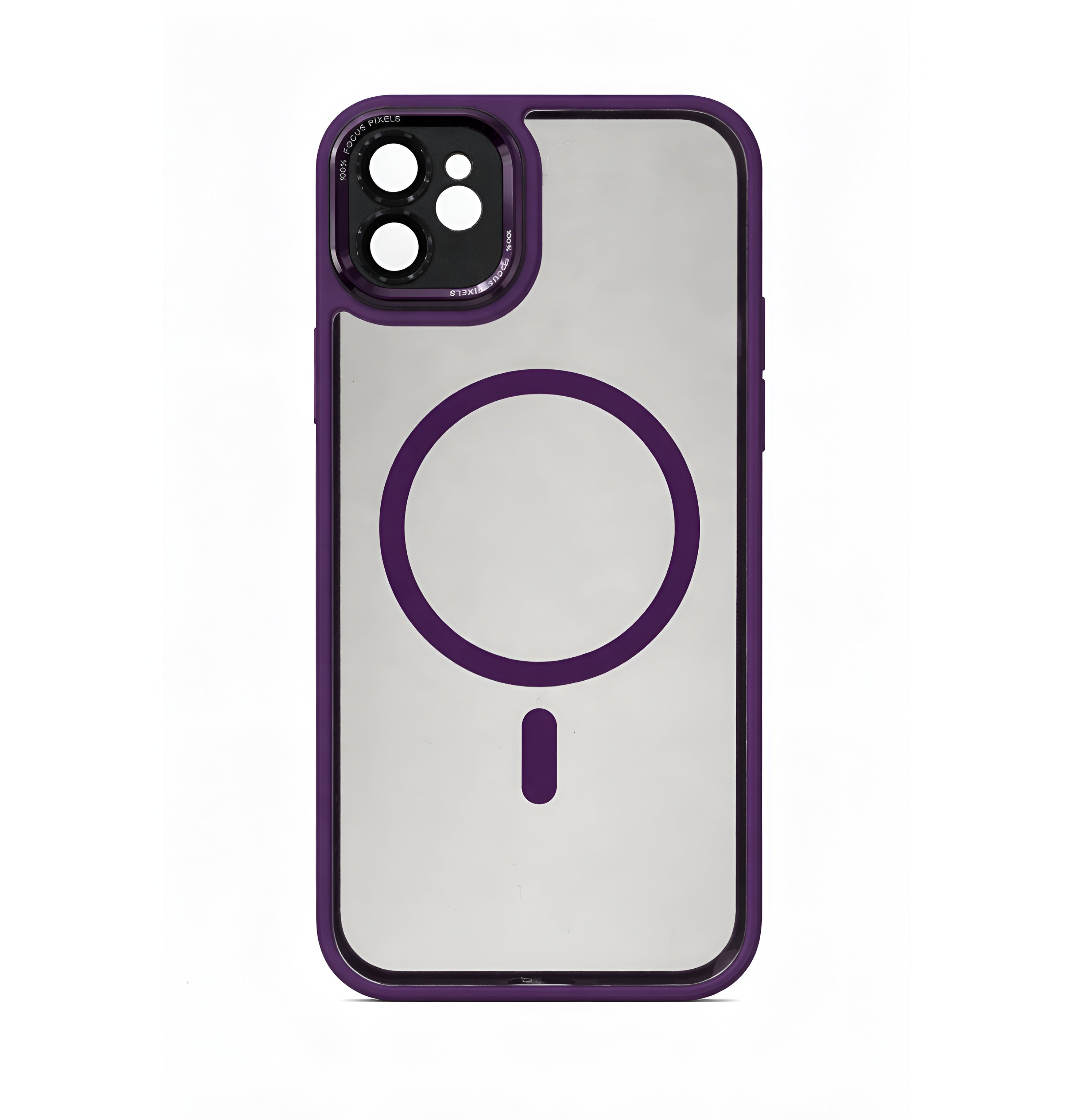 Case tansparent fumé avec MagSafe et protège caméra pour iPhone 11, 11 Pro Max
