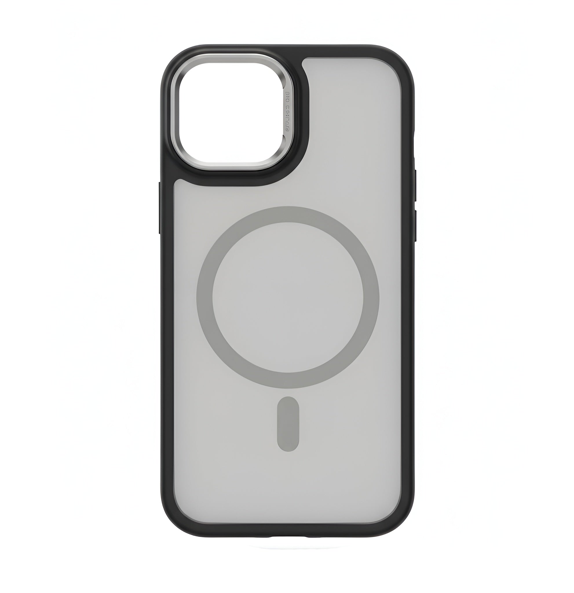 Case transparent noir avec MagSafe pour iPhone 13, 14
