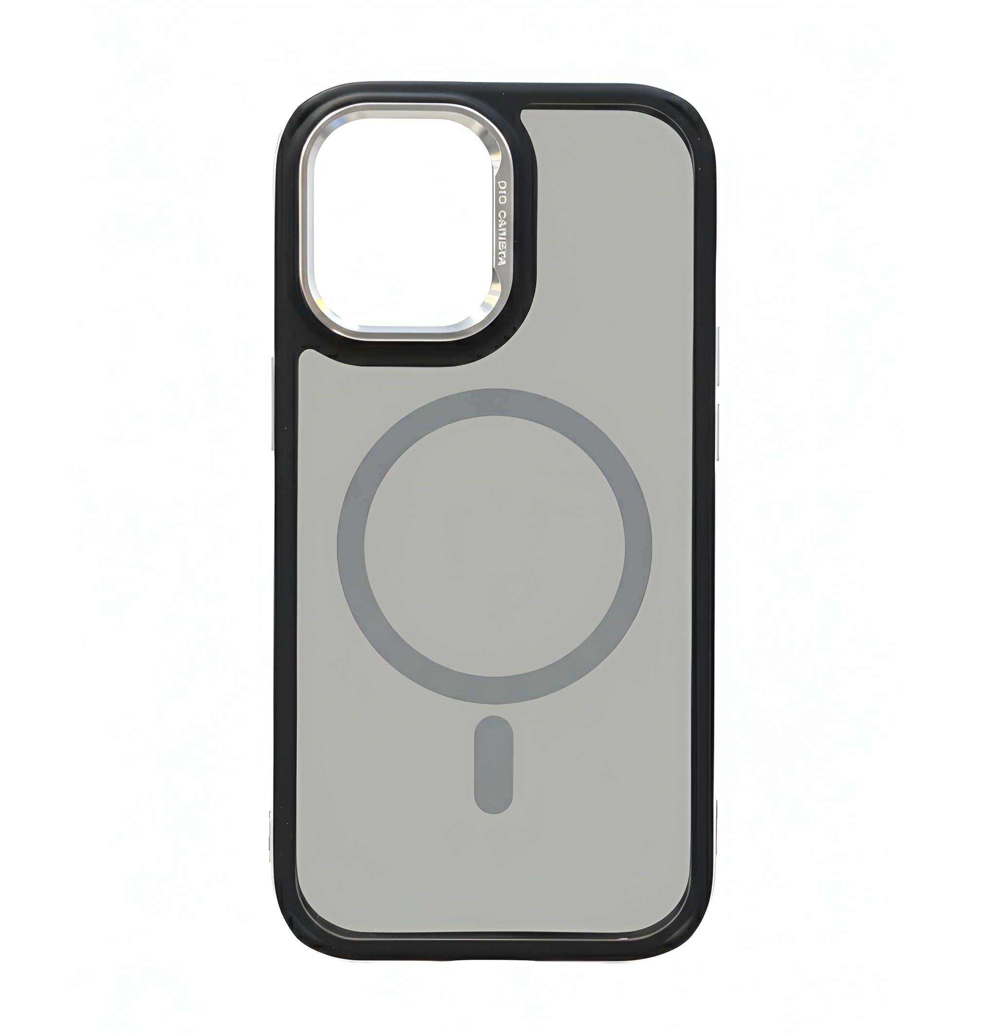 Case transparent noir avec MagSafe pour iPhone 16