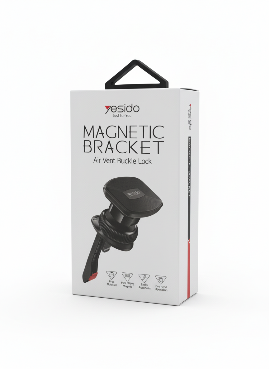 Support auto Yesido C128 Magnétique avec Verrouillage à Clip