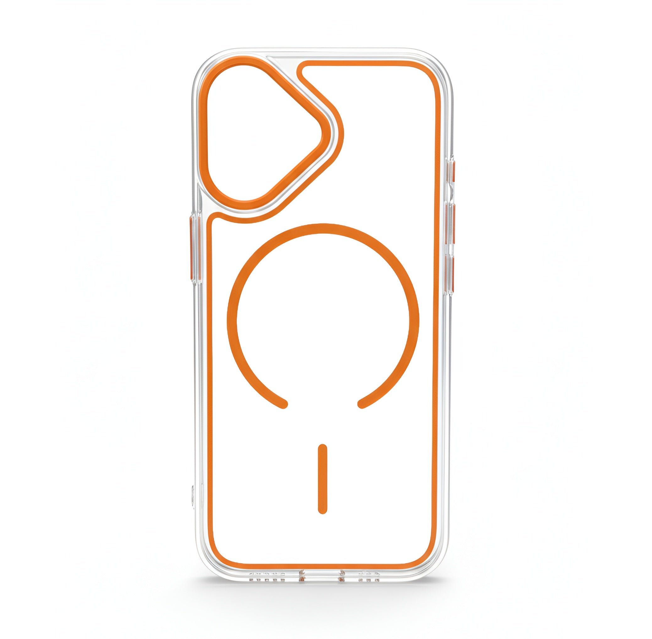 Case transparent cristal colorée avec MagSafe pour iPhone 17