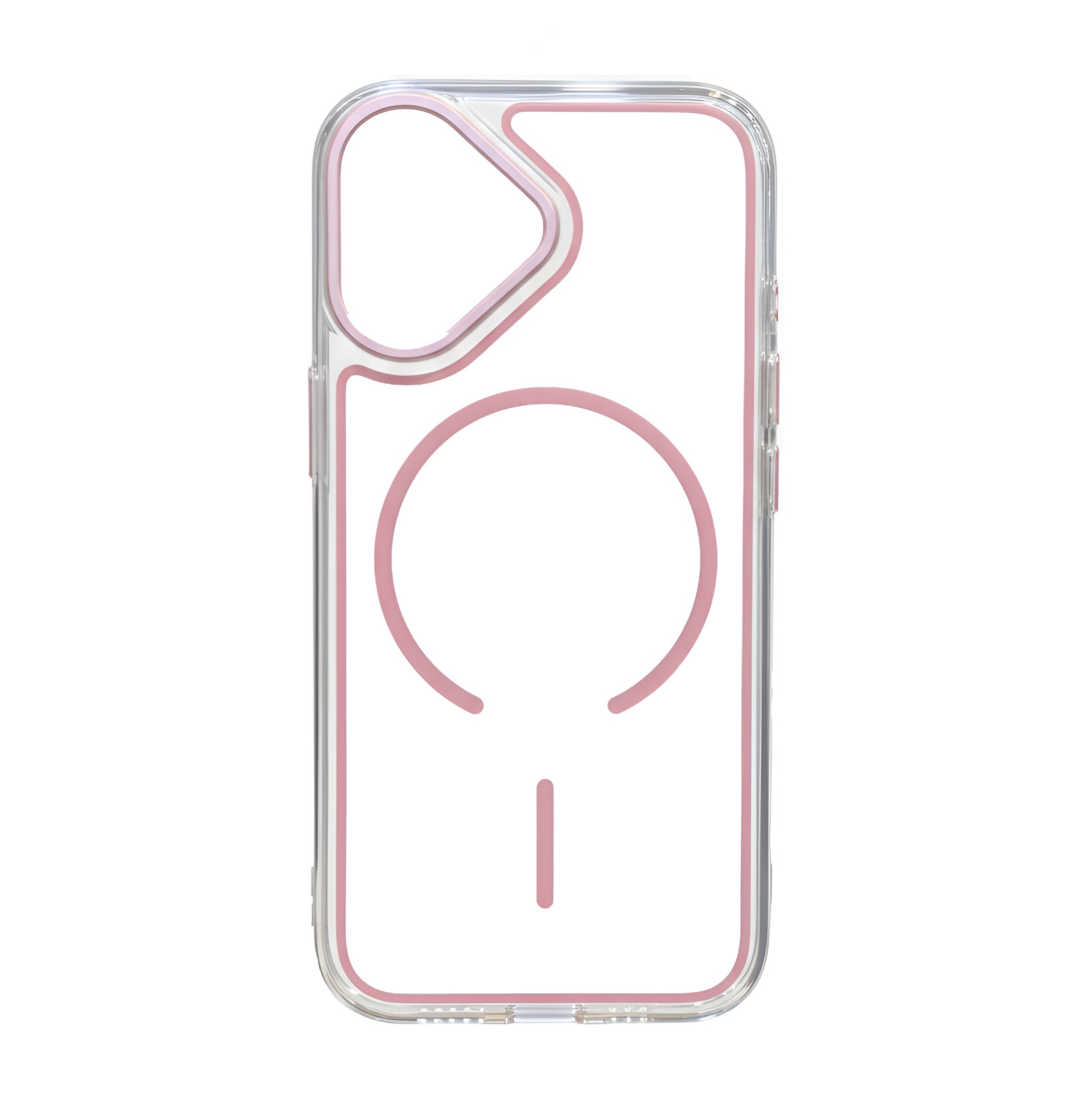Case transparent cristal colorée avec MagSafe pour iPhone 17