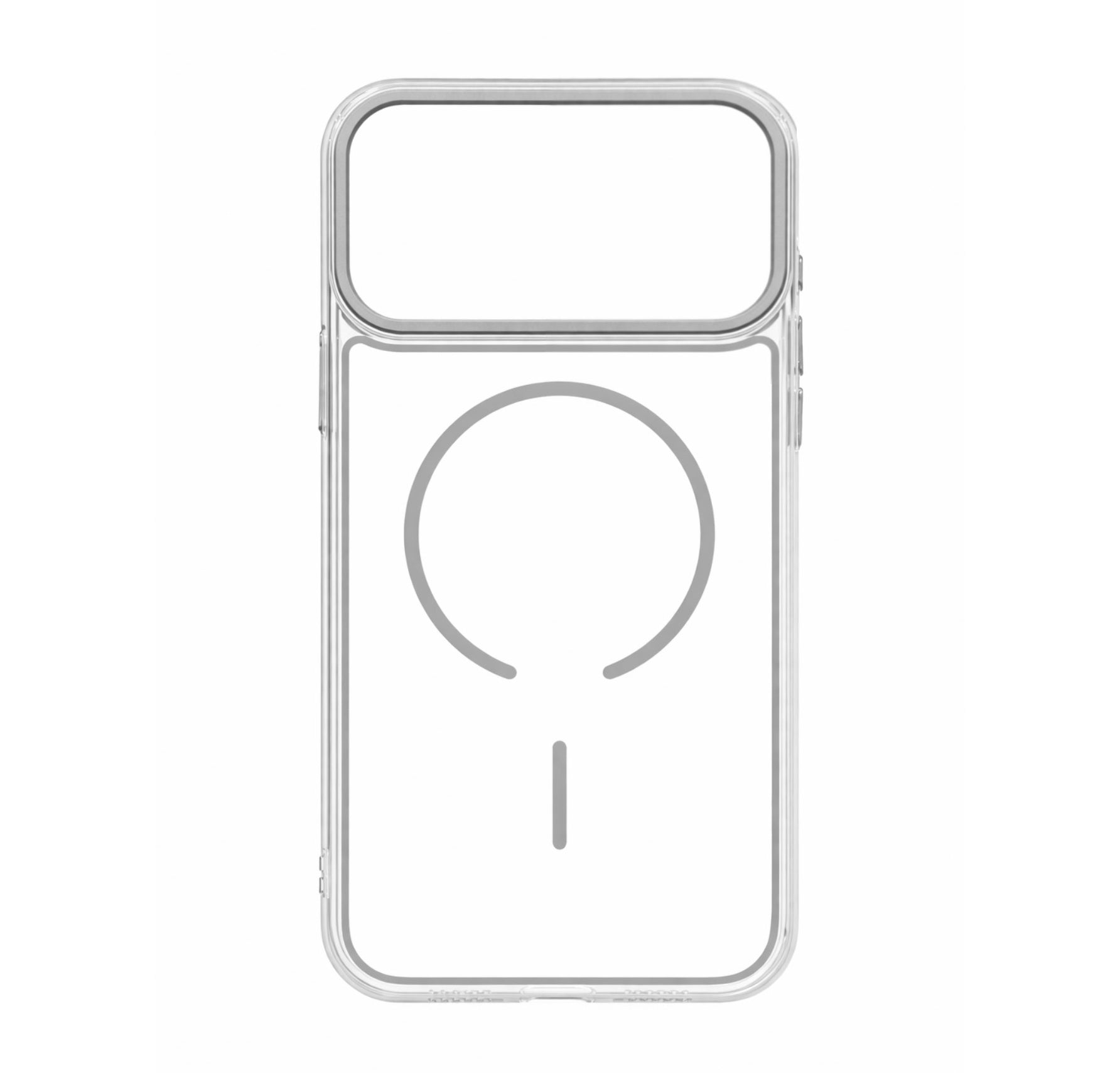 Case transparent cristal colorée avec MagSafe pour iPhone 17 Pro Max