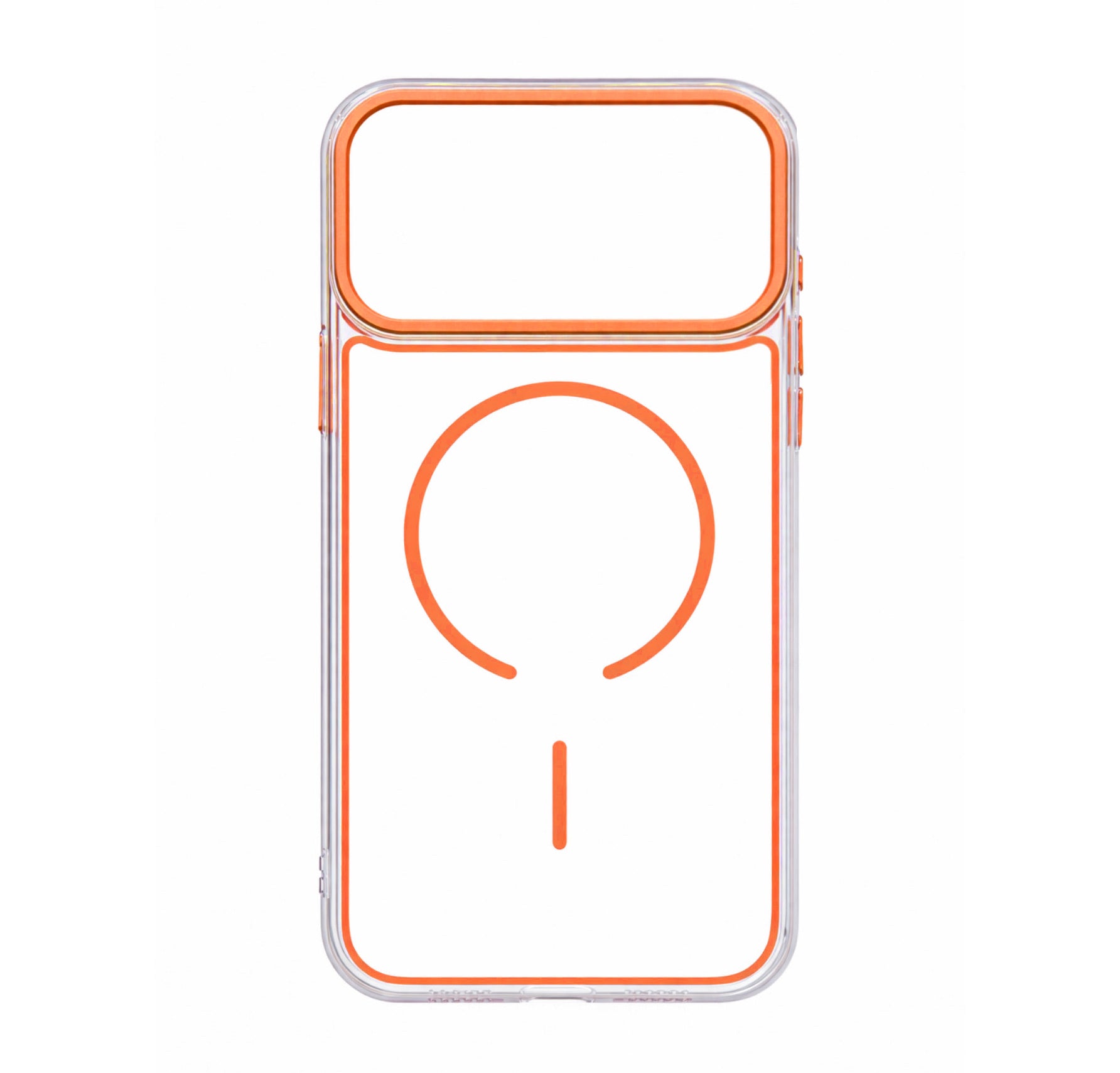Case transparent cristal colorée avec MagSafe pour iPhone 17 Pro Max