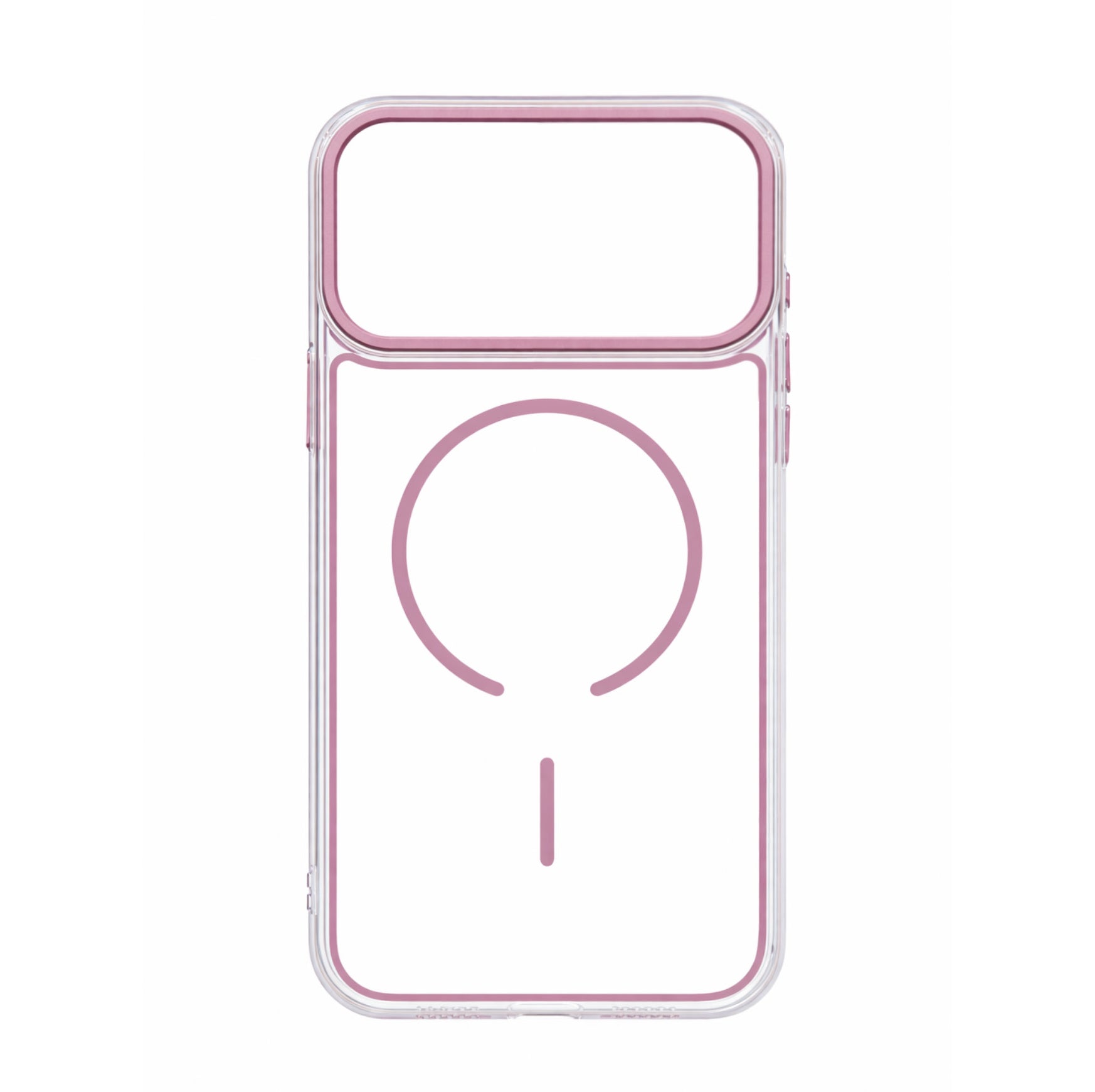 Case transparent cristal colorée avec MagSafe pour iPhone 17 Pro Max