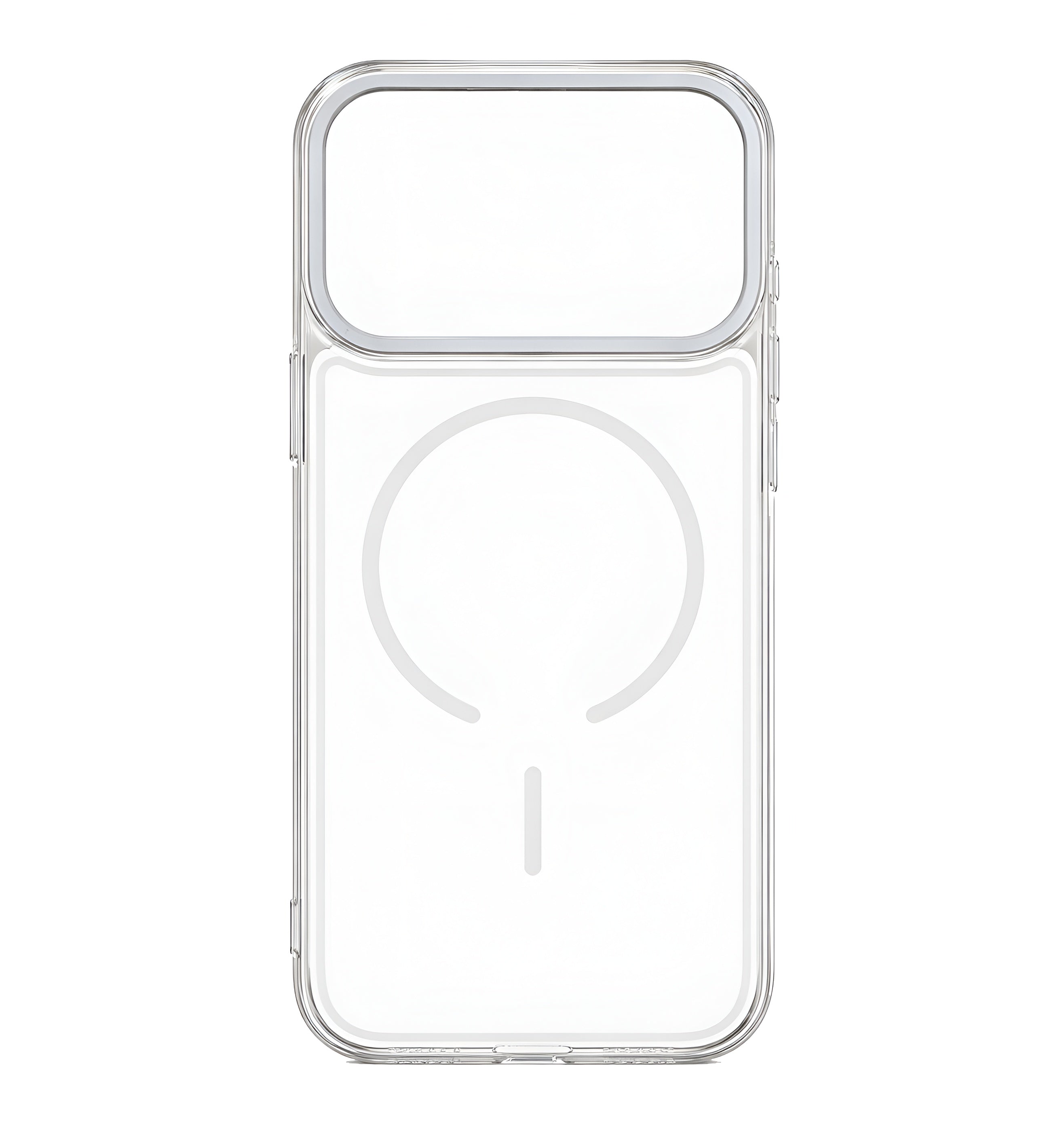 Case transparent cristal colorée avec MagSafe pour iPhone 17 Pro Max