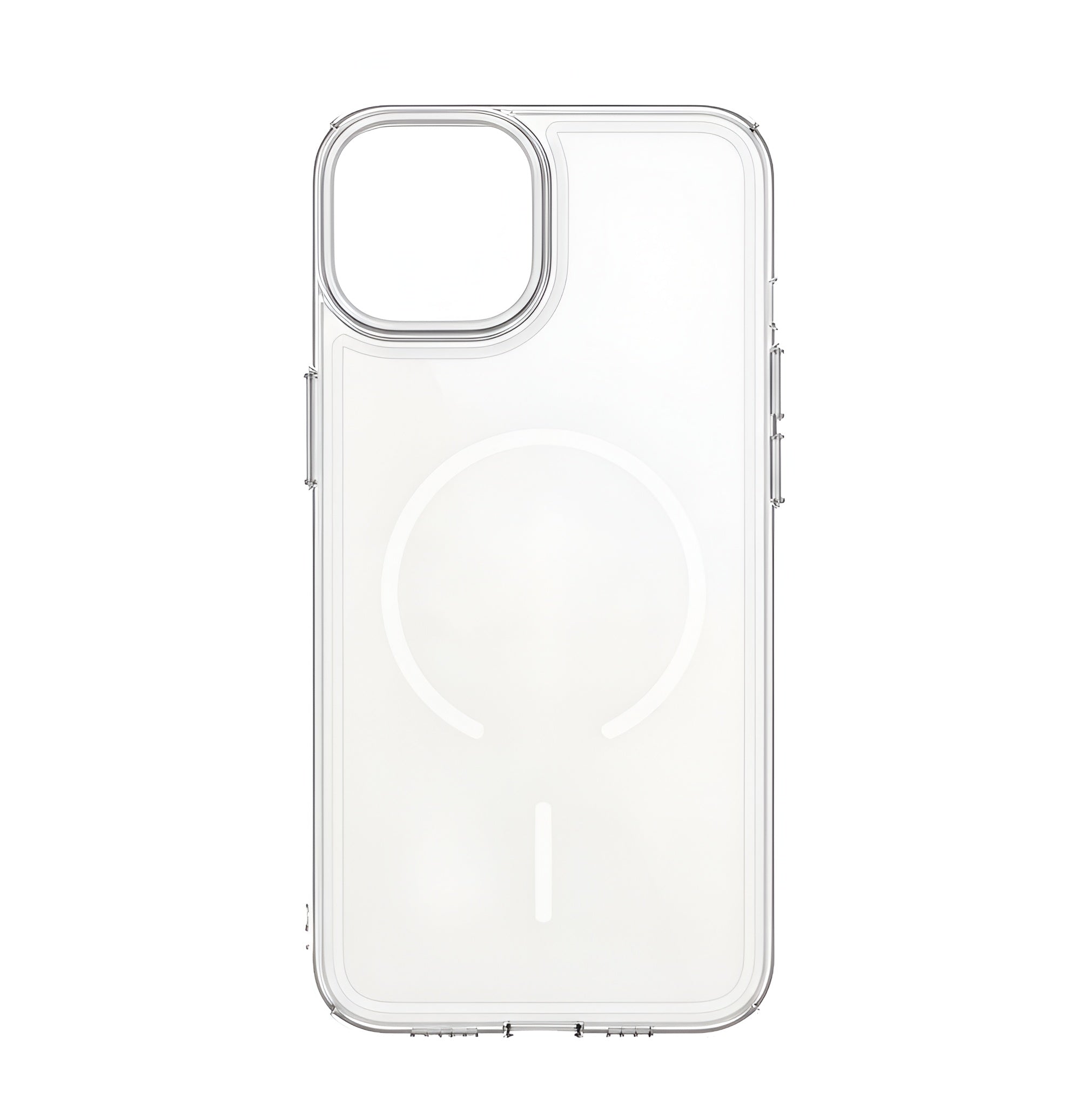 Case transparent cristal colorée avec MagSafe pour iPhone 13/14