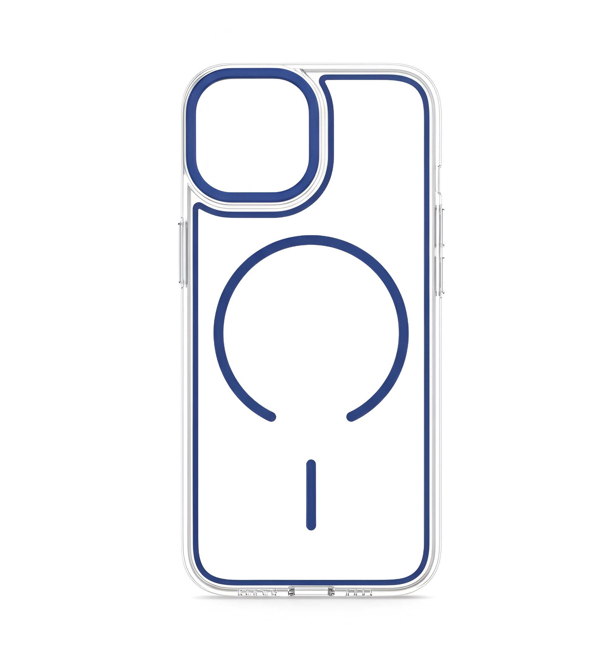 Case transparent cristal colorée avec MagSafe pour iPhone 15