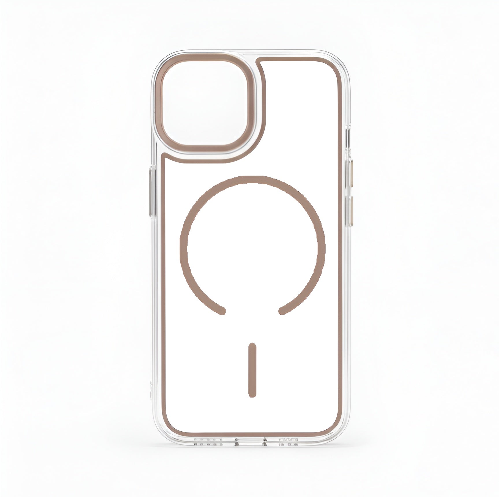 Case transparent cristal colorée avec MagSafe pour iPhone 15