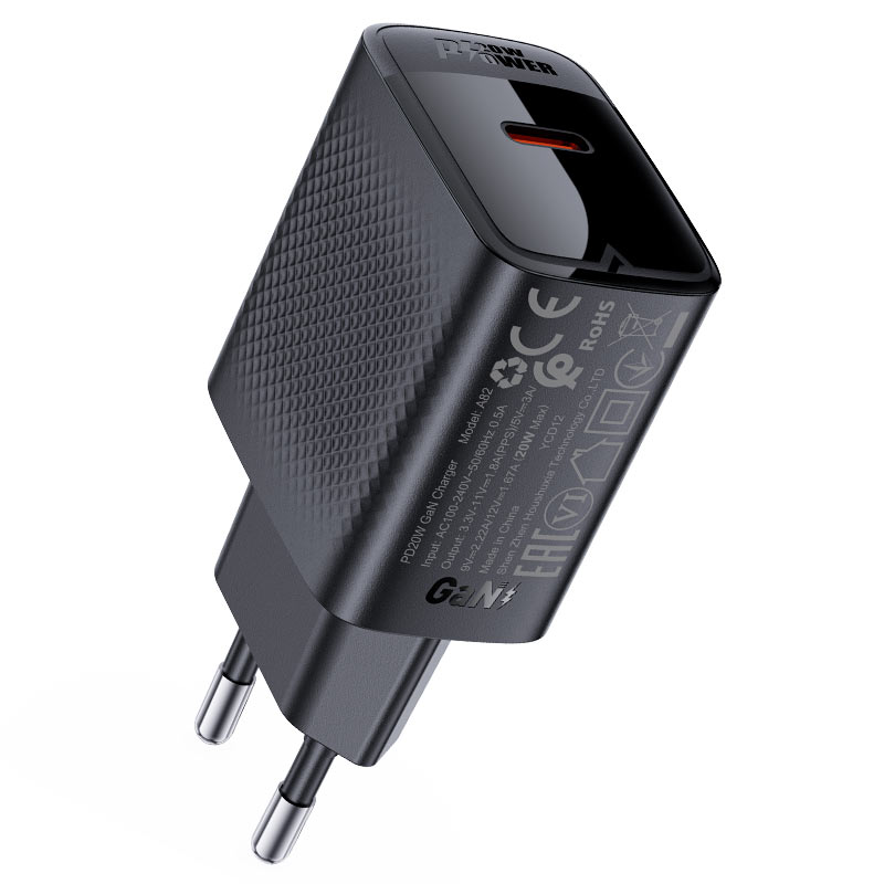 Chargeur rapide Type-C ACEFAST A82 20W GaN