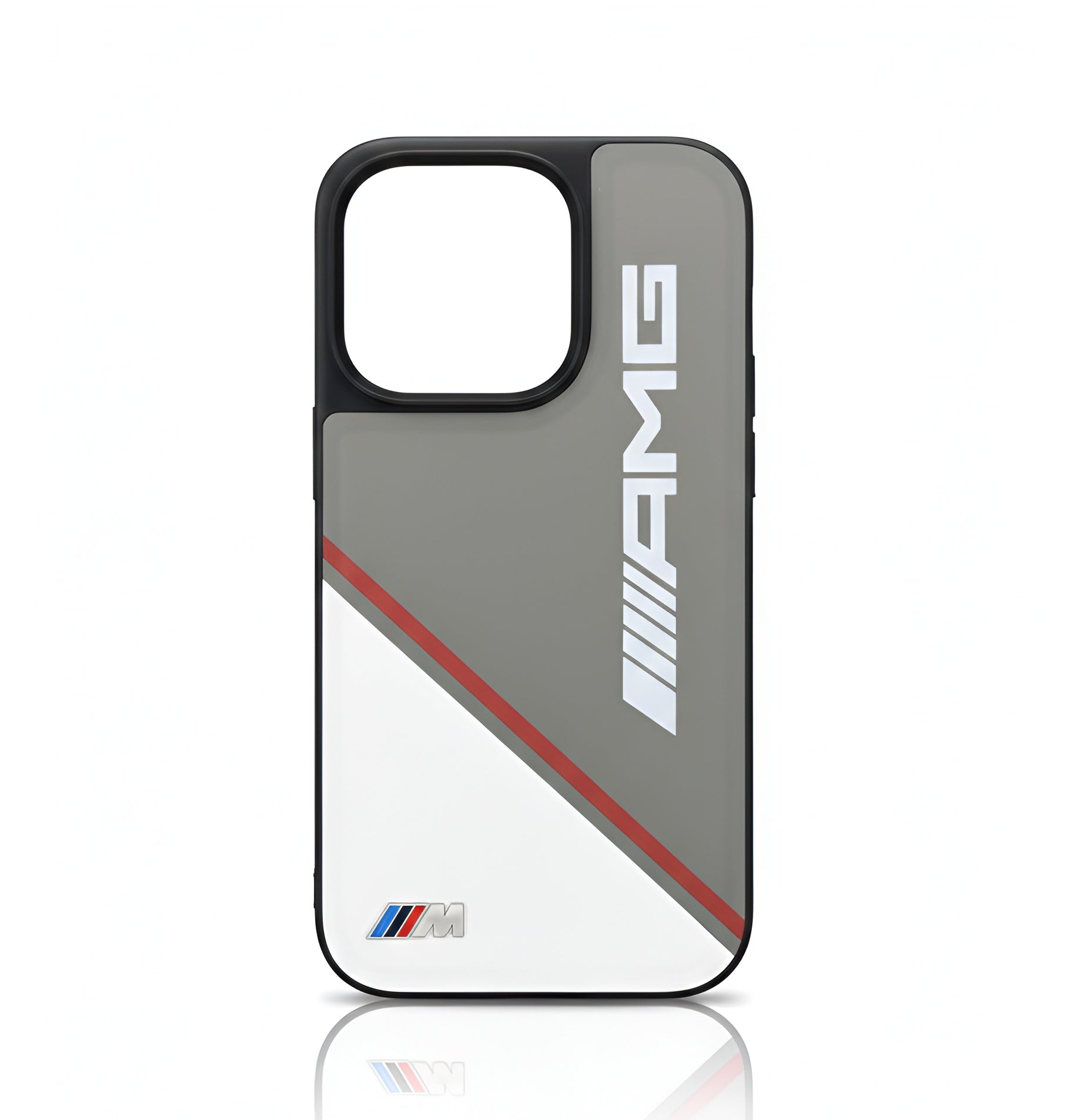 Case cuir Mercedes AMG pour iPhone 14 Pro