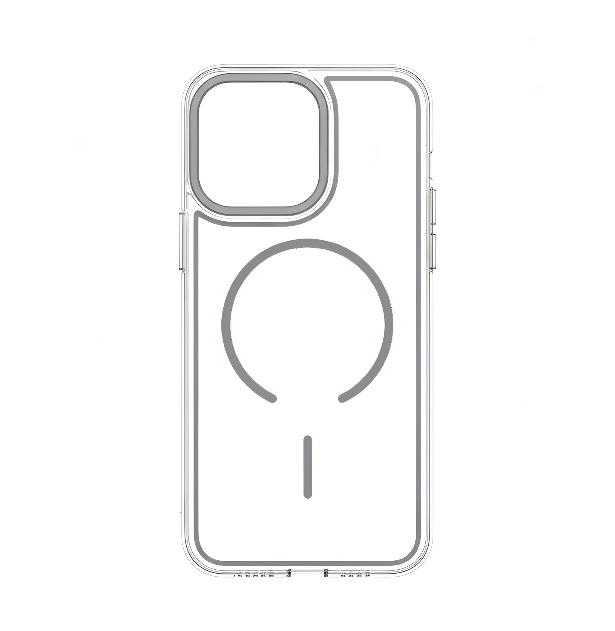 Case transparent cristal colorée avec MagSafe pour iPhone 16 Pro Max