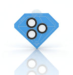 عدسة كاميرا KuZoom الزجاجية لهاتف iPhone 13 Pro / 13 Pro Max