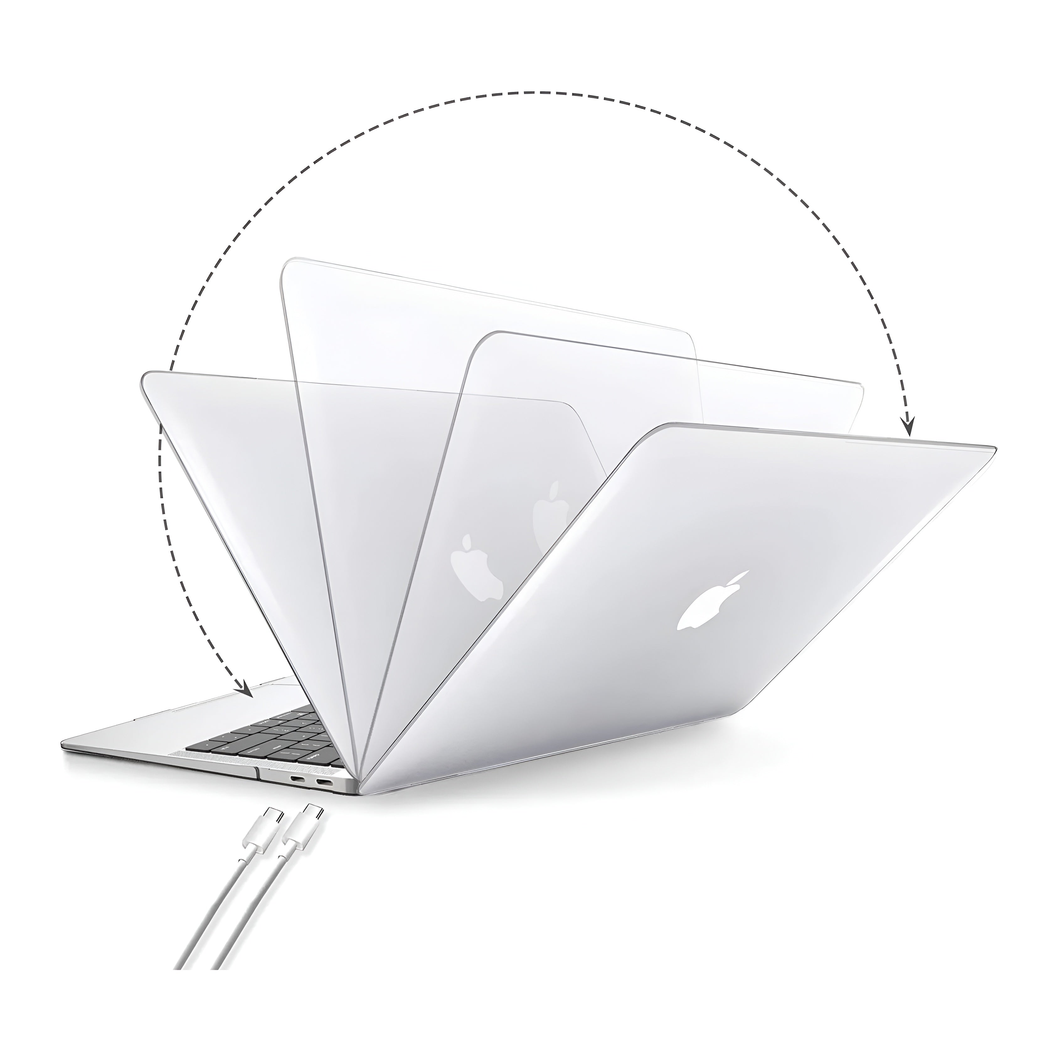 Case clear cristal pour MacBook