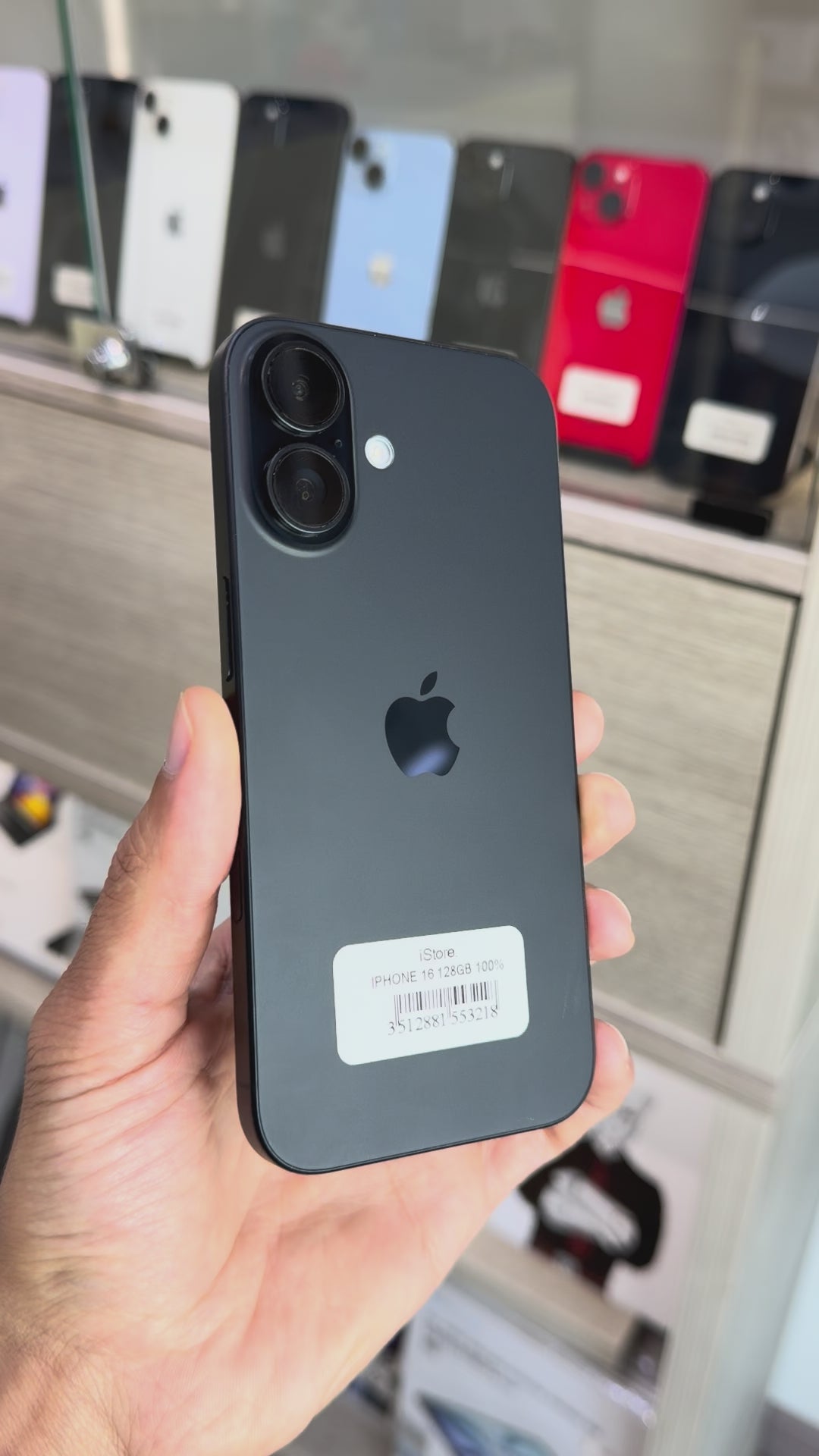 iPhone 16 128 Go batterie 100%