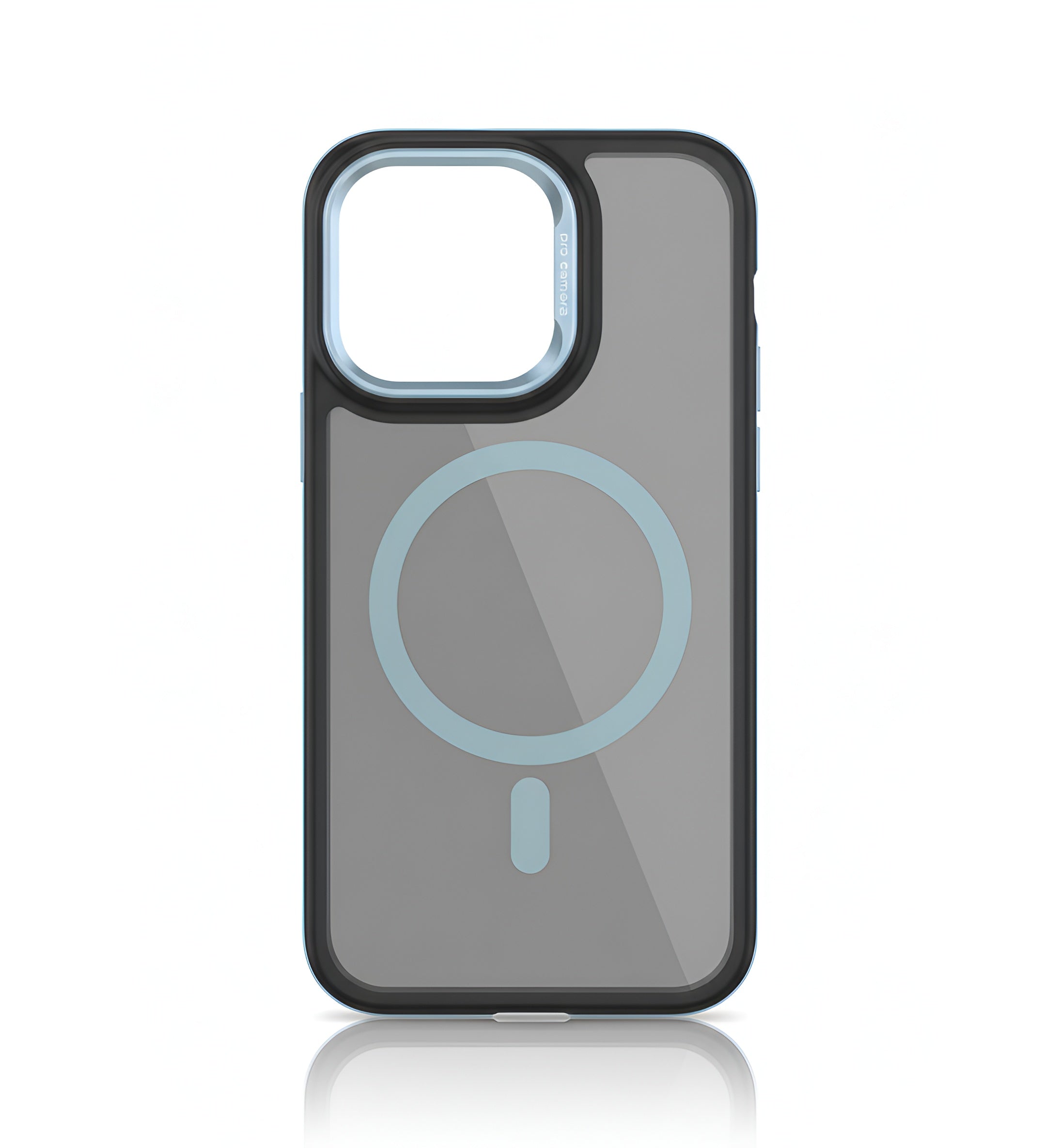 Case transparent noir avec MagSafe pour iPhone 13 Pro