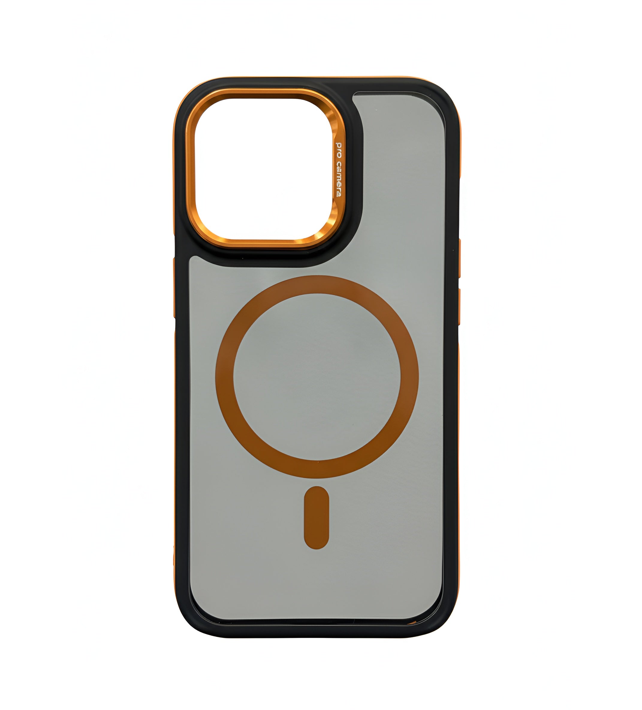 Case transparent noir avec MagSafe pour iPhone 14 Pro