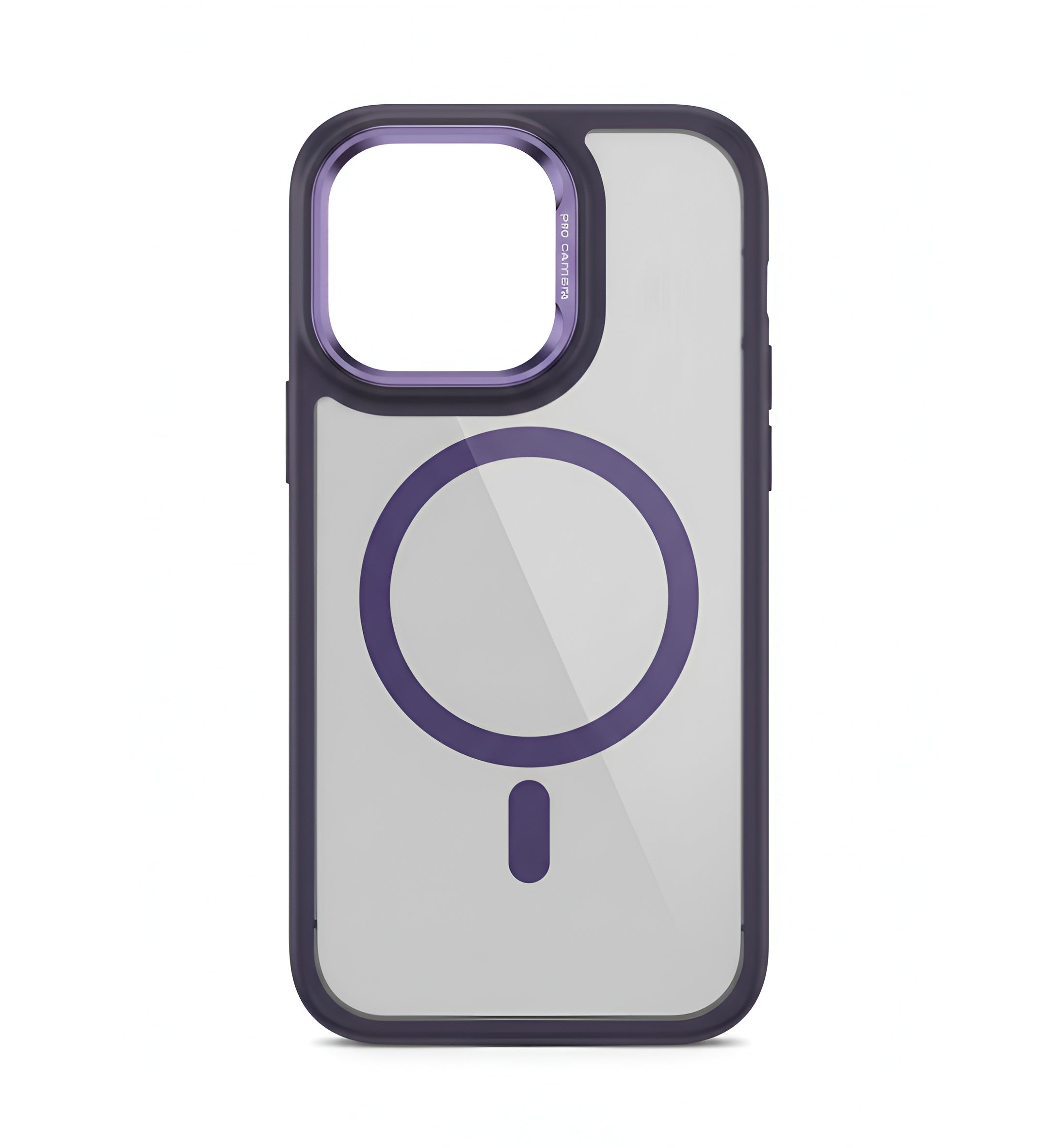 Case transparent noir avec MagSafe pour iPhone 15 Pro