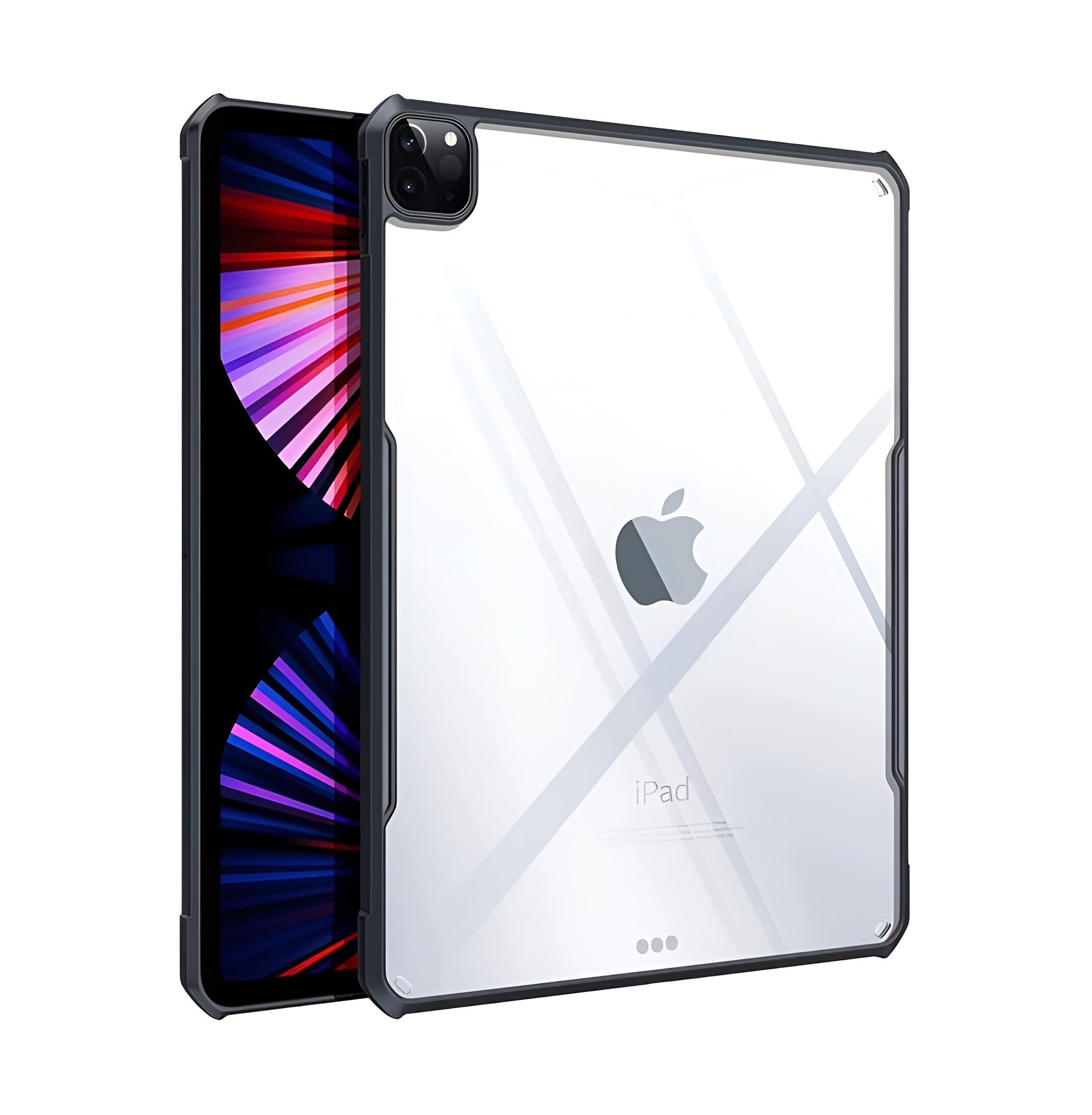 Case XUNDD transparent cristal avec bordure extra protection